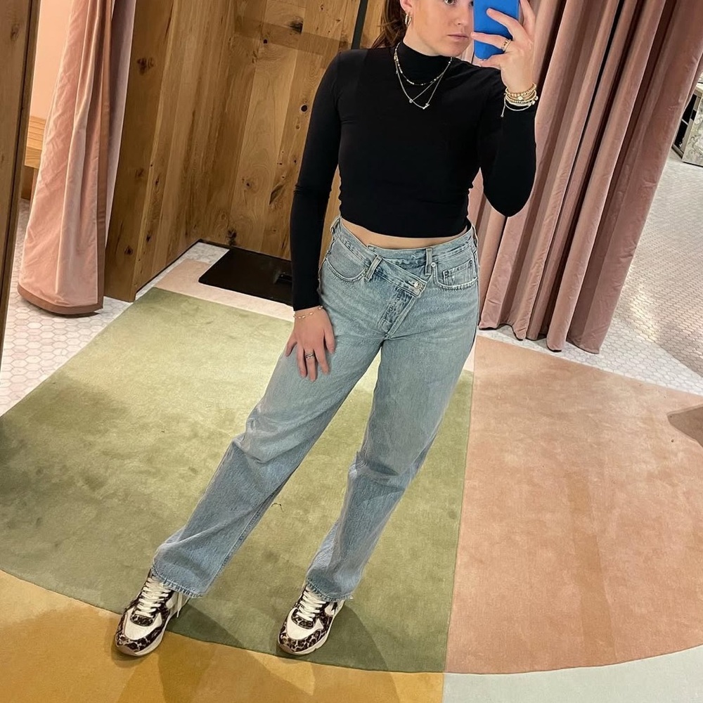 Agolde criss cross upsized Jean